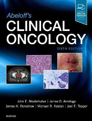 Abeloff's Clinical Oncology by John E. Niederhuber 6th Edition ISBN 9780323476744 - front cover