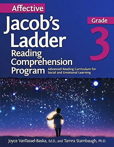 Affective Jacob's Ladder Reading Comprehension Program: Grade 3 Advanced Reading Curriculum for Social and Emotional Learning by Joyce VanTassel-Baska ISBN: 978-1646320417 - front cover
