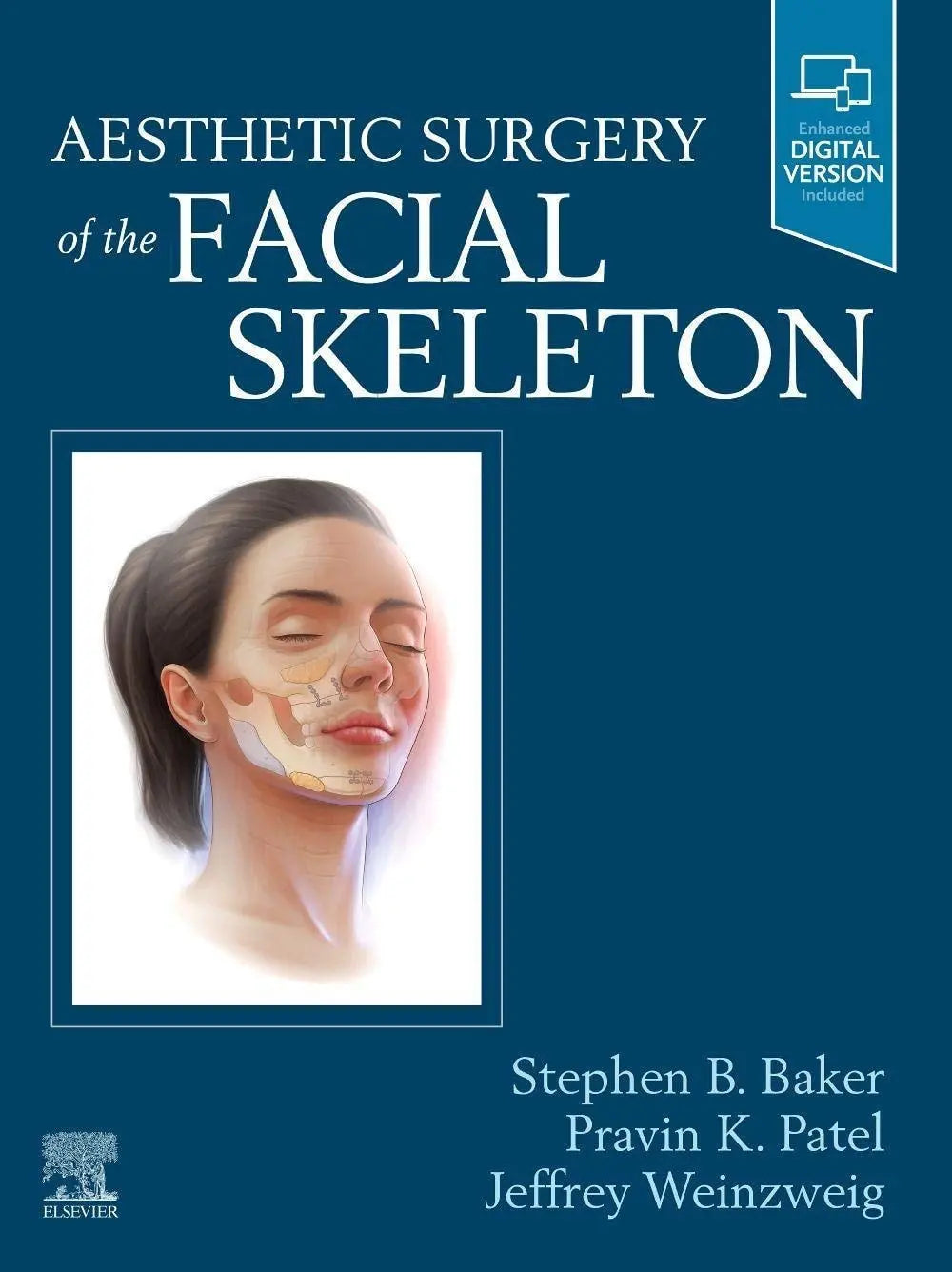 Aesthetic Surgery of the Facial Skeleton by Stephen B. Baker 1st Edition - front cover