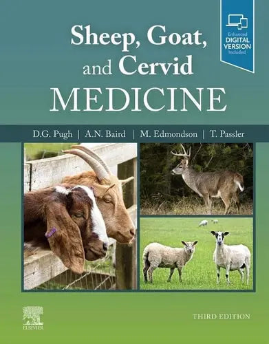 Sheep, Goat, and Cervid Medicine by Misty A. Edmondson 3rd Edition ISBN 9780323624633