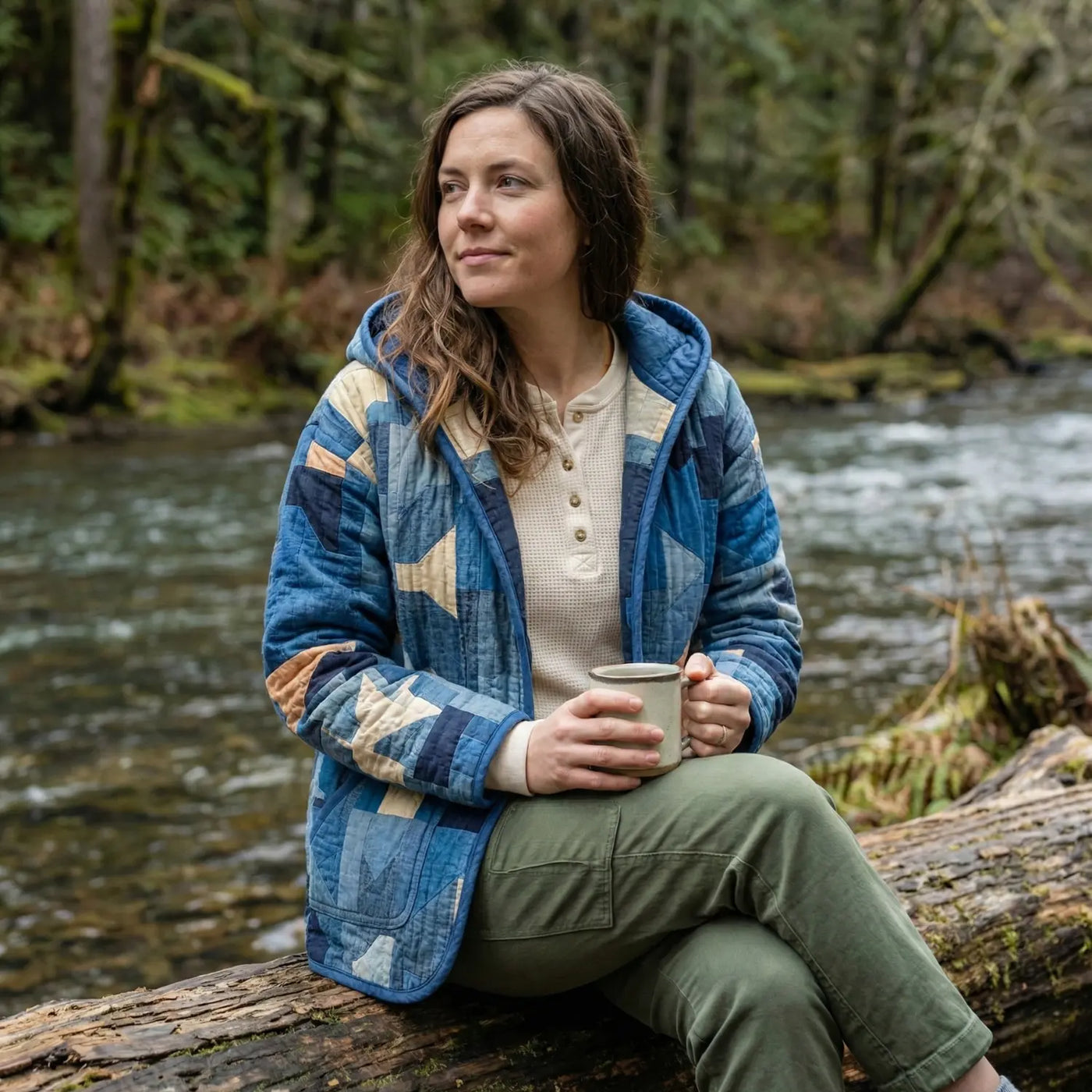 Digital Sewing Pattern for Hooded Quilted Jacket - Beginner-Friendly