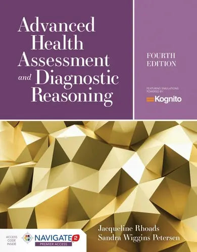 Advanced Health Assessment and Diagnostic Reasoning by Jacqueline Rhoads ISBN: 978-1284217292 - front cover