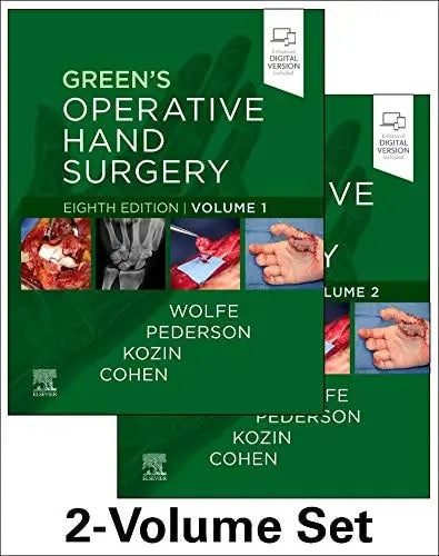 Green's Operative Hand Surgery 2-Volume Set by Scott W. Wolfe 8th Edition ISBN 9780323697934