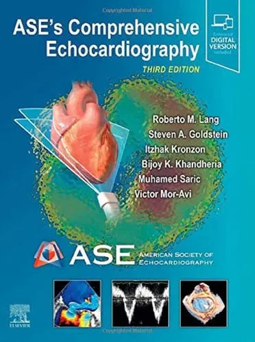 ASE's Comprehensive Echocardiography by American Society of Echocardiography 3rd Edition ISBN 9780323698306