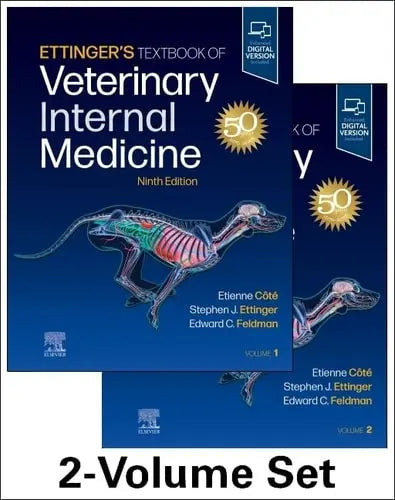 Ettinger's Textbook of Veterinary Internal Medicine by Stephen J. Ettinger 9th Edition ISBN 9780323779319
