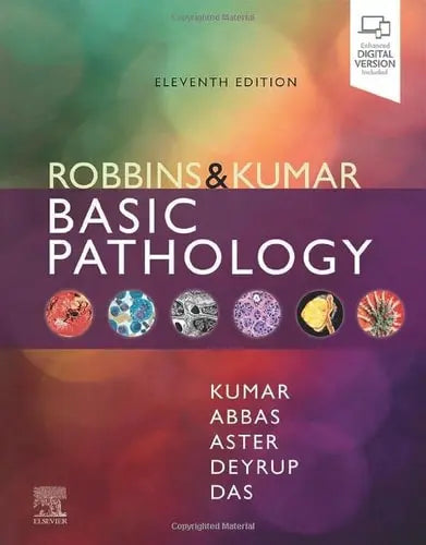 Robbins & Kumar Basic Pathology by Vinay Kumar 11th Edition ISBN 9780323790185