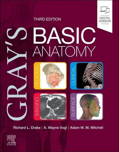 Gray's Basic Anatomy by Richard L. Drake 3rd Edition ISBN 9780323834421