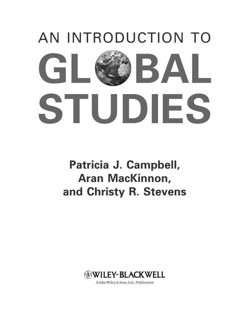 An Introduction to Global Studies by Patricia J. Campbell 1st Edition ISBN 9781405187367