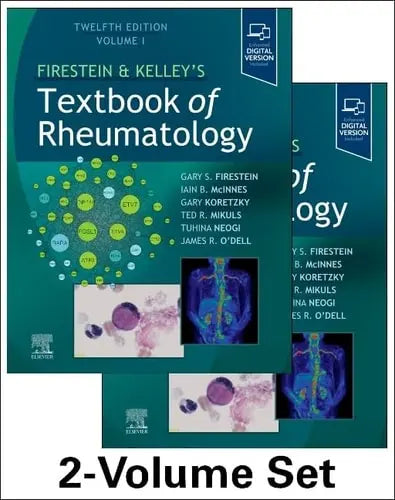 Firestein & Kelley's Textbook of Rheumatology, 2-Volume Set 12th Edition ISBN 9780323935401