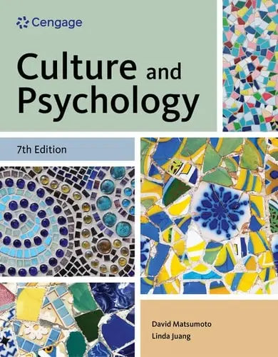 Culture and Psychology by David Ricky Matsumoto 7th Edition ISBN 9780357658055