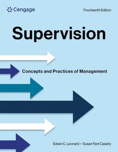 Supervision Concepts and Practices of Management 14th Edition ISBN 9780357719008