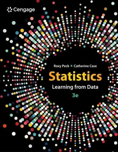 Statistics Learning from Data ISBN 9780357758298
