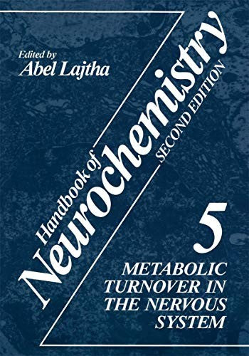 Handbook of Neurochemistry by Abel Lajtha ISBN 9780306413230