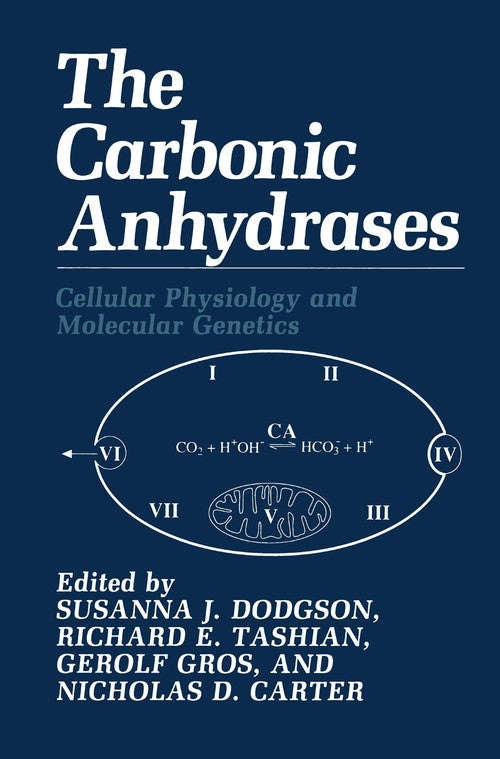 The Carbonic Anhydrases by Nd Carter ISBN 9780306436369