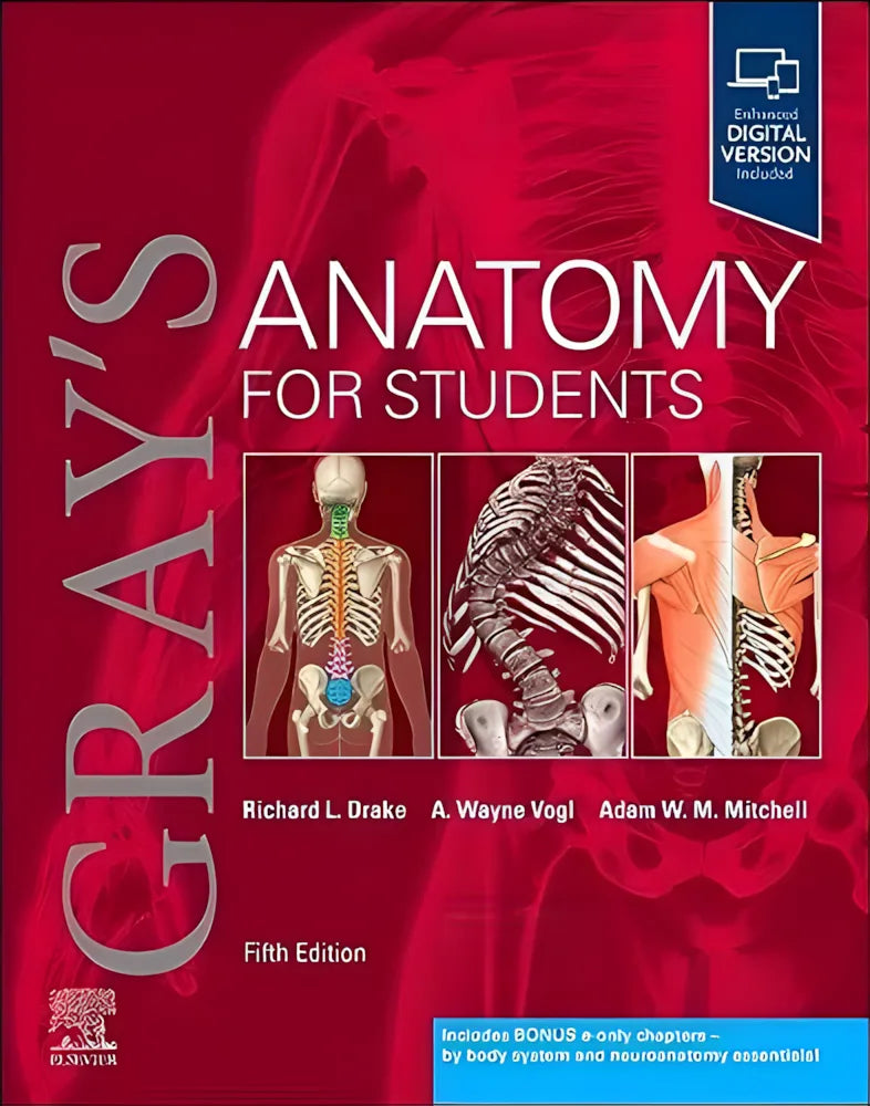 Gray's Anatomy for Students by Richard L. Drake 5th Edition ISBN 9780323934237