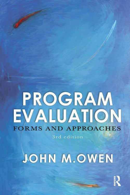 Program Evaluation by John M Owen (ISBN-13: 9780367719081)