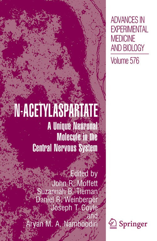 N-Acetylaspartate by John Moffett ISBN 9780387301716