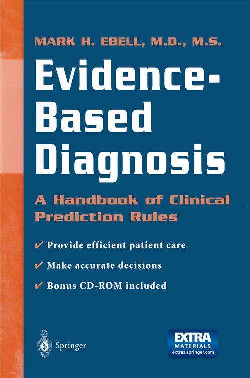 Evidence-Based Diagnosis by Mark H Ebell ISBN 9780387950259