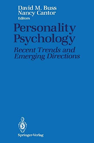 Personality Psychology by Of Psychology David M Buss Phd ISBN 9780387969930