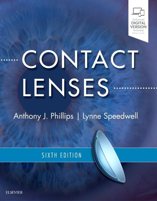 Contact Lenses by Anthony J Phillips Mphil Fboa Hd Faao Fbco Fvco Fclsa Dclp ISBN 9780702071683
