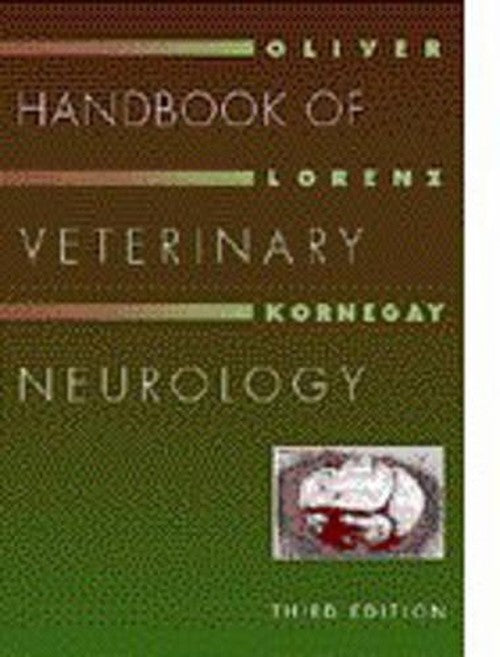 Handbook of Veterinary Neurology by John E Oliver 9780721671406