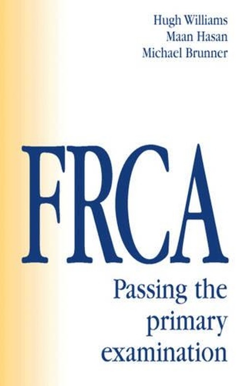 FRCA by H Williams ISBN 9780750631082
