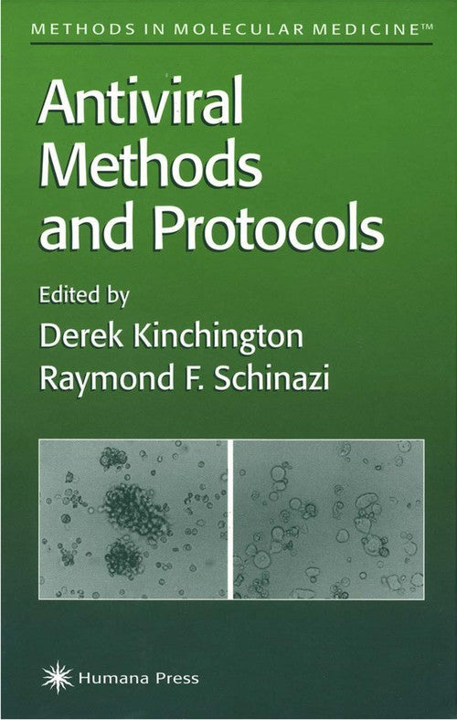 Antiviral Methods and Protocols by Derek Kinchington ISBN 9780896035614