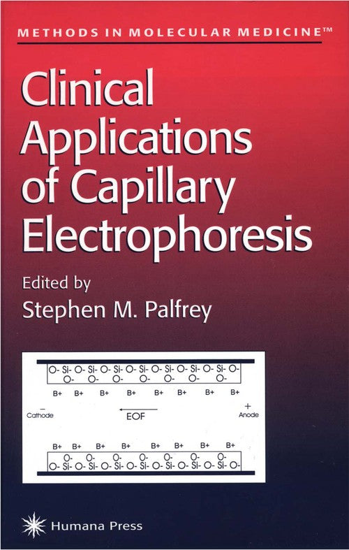 Clinical Applications of Capillary Electrophoresis by Stephen M Palfrey 9780896036390