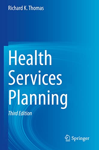 Health Services Planning by Richard K Thomas