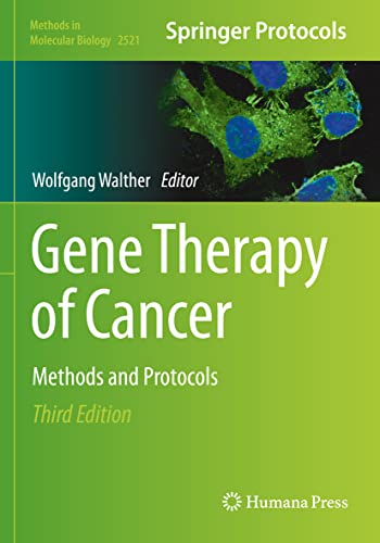 Gene Therapy of Cancer by Wolfgang Walther ISBN 9781071624432
