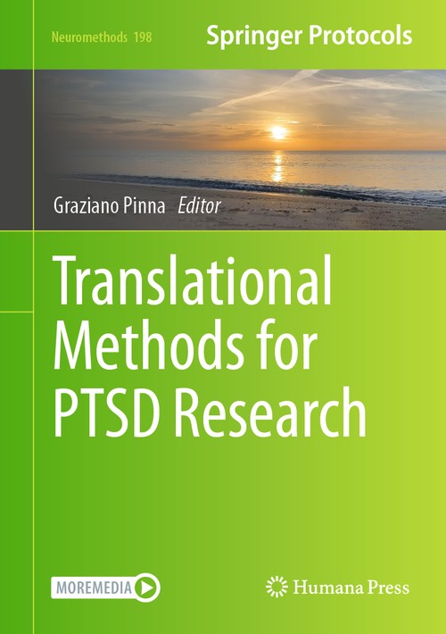 Translational Methods for PTSD Research by Graziano Pinna ISBN 9781071632178