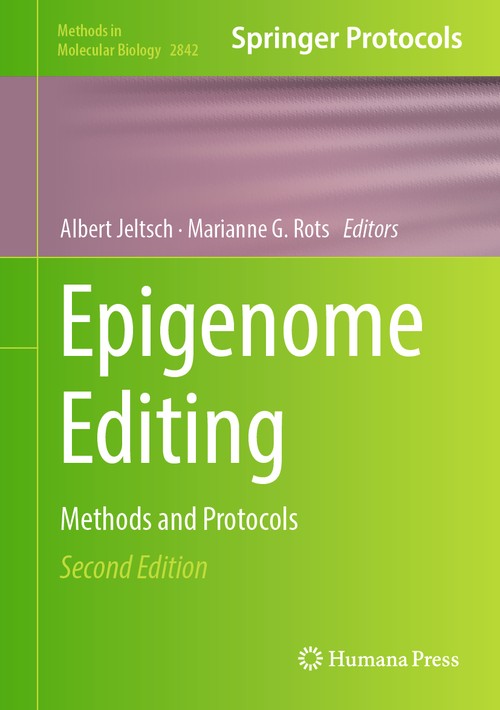 Epigenome Editing by Albert Jeltsch ISBN 9781071640500
