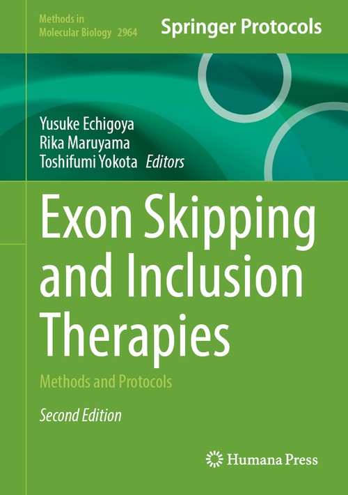 Exon Skipping and Inclusion Therapies by Yusuke Echigoya ISBN 9781071647295