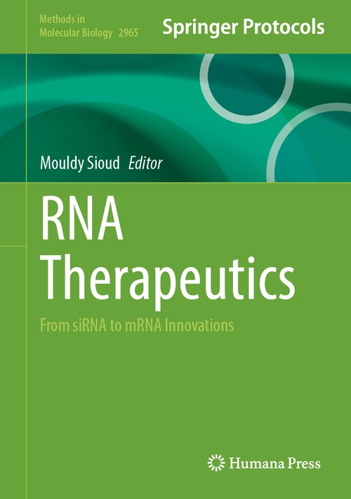 RNA Therapeutics by Mouldy Sioud ISBN 9781071647417