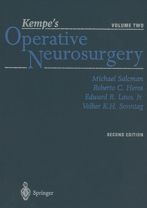 Kempes Operative Neurosurgery ISBN 9781461264811