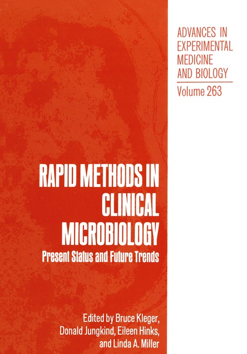 Rapid Methods in Clinical Microbiology by Bruce Kleger ISBN 9781461278863