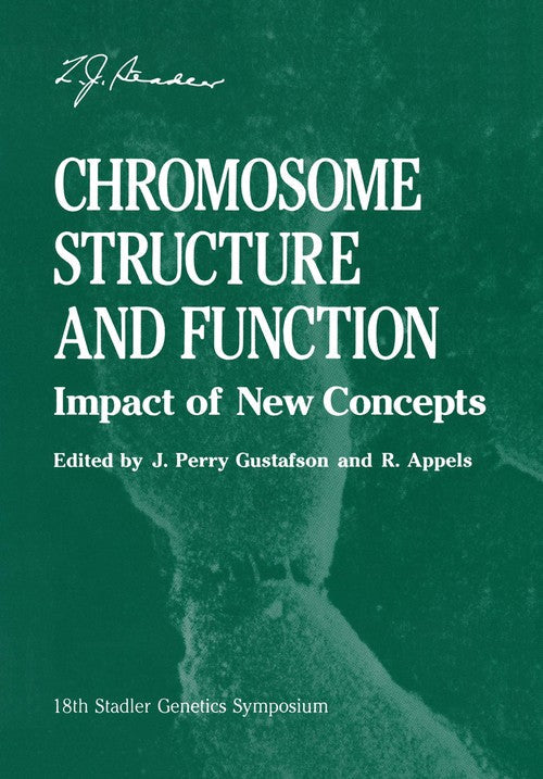 Chromosome Structure and Function by Rudi Appels ISBN 9781461283041