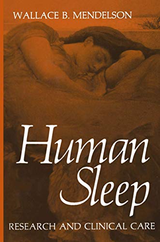 Human Sleep by Wallace Mendelson ISBN 9781461290681
