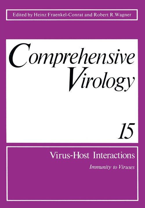 Comprehensive Virology by Heinz Fraenkel-Conrat ISBN 9781461330110