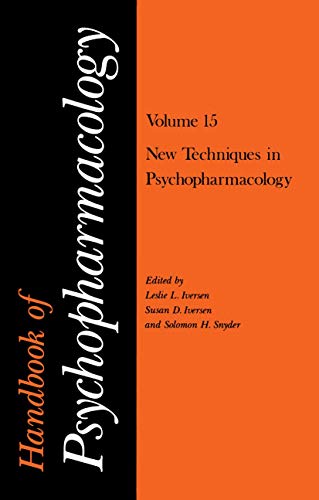 Handbook of Psychopharmacology by Leslie L Iversen ISBN 9781461334545