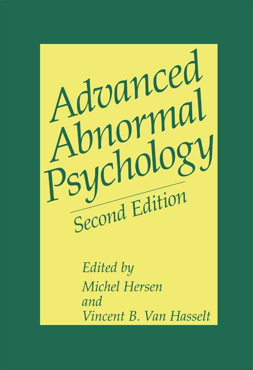 Advanced Abnormal Psychology by Michel Hersen ISBN 9781461346319