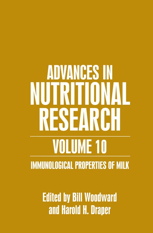 Advances in Nutritional Research Volume 10 by Bill Woodward ISBN 9781461351825