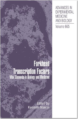 Forkhead Transcription Factors by Kenneth Maiese ISBN 9781461424895