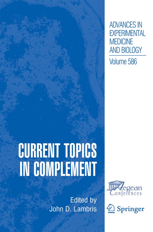 Current Topics in Complement by John D Lambris ISBN 9781461498018
