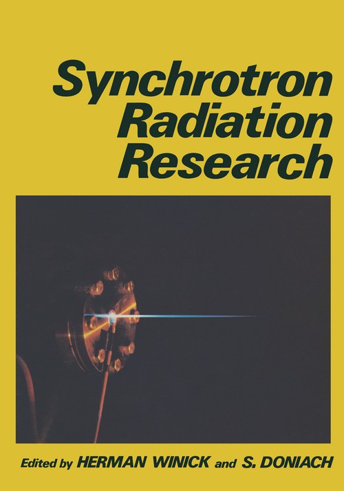 Synchrotron Radiation Research by Herman Winick ISBN 9781461580003