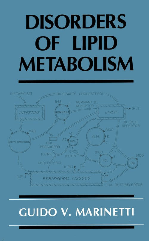 Disorders of Lipid Metabolism by Gv Marinetti ISBN 9781461595663