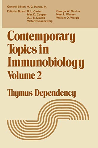 Contemporary Topics in Immunobiology by A Davies ISBN 9781468409215