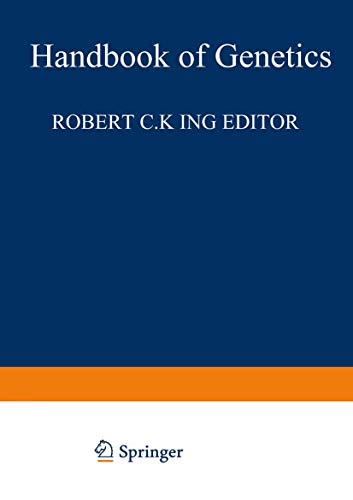 Handbook of Genetics by Robert C King ISBN 9781468429961
