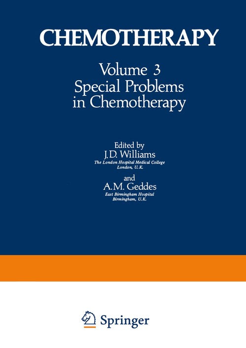Special Problems in Chemotherapy by J D Williams ISBN 9781468431223
