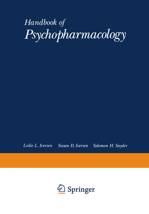 Biochemical Studies of CNS Receptors by Leslie Iversen ISBN 9781468443639